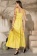 Сарафан пляжный длинный хлопковый Рошель Rochelle 1618 Mia-Amore жёлтый