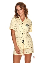 Хлопковая пижама женская рубашка с шортами 2659 ADELA Taro