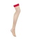 Сексуальные чулки с красной резинкой под пояс S 814 stockings Obsessive