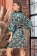 Шёлковый халат-кимоно женский короткий запашной Эмеральд 3783 Mia-Amore