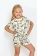 Пижама для девочки из хлопка с ярким принтом с шортами 2908/2909 DAISY Taro