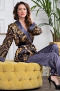 Шикарные шёлковые пижамы с рисунок пэйсли Армани голд в ассортименте!