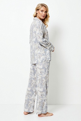 Элегантная пижама из вискозы рубашка со штанами ADORIA Литва