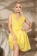Пляжный сарафан женский хлопковый Рошель Rochelle 1611 Mia-Amore жёлтый