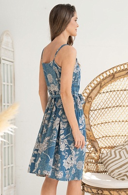 Элегантный сарафан до колен из вискозы Кассия 5250 Mia-Amore Элегантный сарафан до колен из вискозы Кассия 5250 Mia-Amore