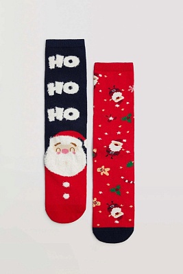 Носки мужские новогодние 2 пары в коробке 22893 Ysabel Mora Испания Носки мужские новогодние 2 пары в коробке 22893 Ysabel Mora Испания