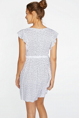 Платье пляжное женское короткое из вискозы 85717 Ysabel Mora белый Платье пляжное женское короткое из вискозы 85717 Ysabel Mora белый