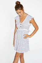 Платье пляжное женское короткое из вискозы 85717 Ysabel Mora белый