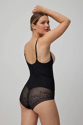 Боди корректирующее с сеткой чёрное 19627 Ysabel Mora Испания Боди корректирующее с сеткой чёрное 19627 Ysabel Mora Испания
