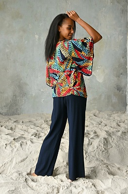 Комплект домашний женский из туники и брюк Dominica Доминика 16446 Mia-Mia