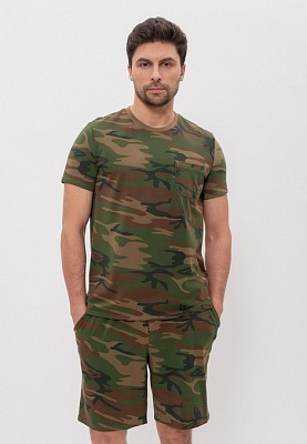 Костюм мужской хлопковый футболка с шортами 1131 CLEO Костюм мужской хлопковый футболка с шортами 1131 CLEO