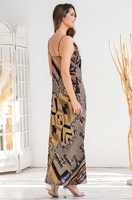 Платье летнее макси из тканой вискозы Мартиника 5288 Mia-Amore Платье летнее макси из тканой вискозы Мартиника 5288 Mia-Amore