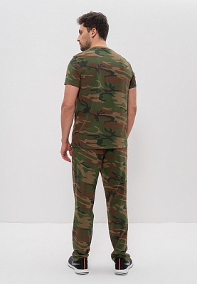 Костюм спортивный мужской хлопковый футболка со штанами 1133 CLEO Костюм спортивный мужской хлопковый футболка со штанами 1133 CLEO