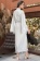 Шёлковый белый халат длинный с широкими рукавам Виндсор 3889 Mia-Amore