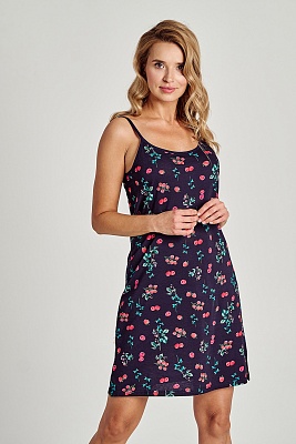 Сорочка ночная короткая на тонких бретелях 3110 DELIA Taro Польша Сорочка ночная короткая на тонких бретелях 3110 DELIA Taro Польша