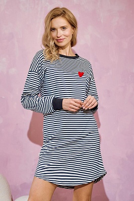 Сорочка женская с рукавом из хлопка 3220 TRUDY Taro Польша Сорочка женская с рукавом из хлопка 3220 TRUDY Taro Польша