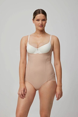 Боди корректирующее с сеткой 19627 телесный Ysabel Mora Испания Боди корректирующее с сеткой 19627 телесный Ysabel Mora Испания