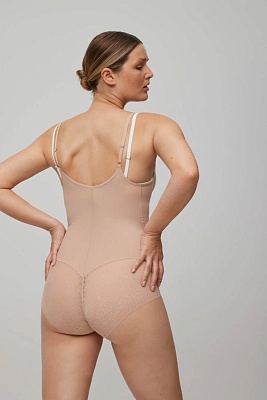 Боди корректирующее с сеткой 19627 телесный Ysabel Mora Испания Боди корректирующее с сеткой 19627 телесный Ysabel Mora Испания