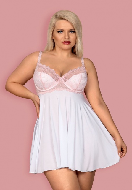 Сорочка со стрингами GIRLLY BABYDOLL Obsessive Сорочка со стрингами GIRLLY BABYDOLL Obsessive
