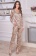 Шёлковая пижама женская рубашка с брюками Клементина 3456 Mia-Amore