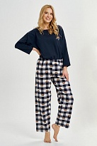 Пижама женская со штанами из хлопка 3441 ASTRID Taro Польша Пижама женская со штанами из хлопка 3441 ASTRID Taro Польша