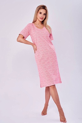 Сорочка женская домашняя с рукавом из хлопка 2959 DAKOTA Taro Сорочка женская домашняя с рукавом из хлопка 2959 DAKOTA Taro