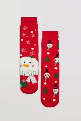 Носки мужские новогодние 2 пары в коробке 22894 Ysabel Mora Испания Носки мужские новогодние 2 пары в коробке 22894 Ysabel Mora Испания