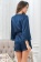 Шёлковая пижама-тройка жакет шорты бралетт синяя FRIDA 3796 Mia-Amore