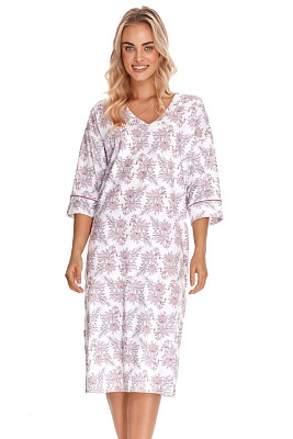 Сорочка женская хлопковая средней длины 2770 бел/роза SUSANA Taro Сорочка женская хлопковая средней длины 2770 бел/роза SUSANA Taro