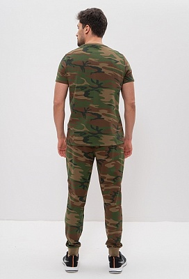 Костюм спортивный мужской хлопковый футболка со штанами 1134 CLEO Костюм спортивный мужской хлопковый футболка со штанами 1134 CLEO