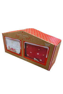 Носки мужские новогодние 2 пары в коробке 22893 Ysabel Mora Испания Носки мужские новогодние 2 пары в коробке 22893 Ysabel Mora Испания