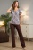 Пижама женская топ с брюками трикотажная Симона 6376 Mia-Amore