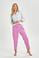 Пижама женская со штанами из хлопка 3446/3462 YOLANDA Taro Польша Пижама женская со штанами из хлопка 3446/3462 YOLANDA Taro Польша