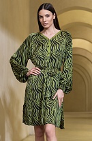 Туника короткая с длинным рукавом шёлк с вискозой Ирма 4151 Mia-Amore