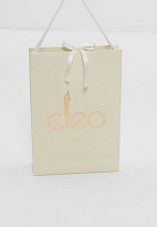 Пакет подарочный бумажный бренда CLEO