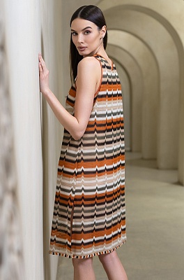 Пляжный сарафан средней длины Сахара 7460 Mia-Amore Пляжный сарафан средней длины Сахара 7460 Mia-Amore